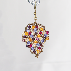 Hook pierces - Bronze brass - Earrings Grapes Malvina - Hook pierces - Bronze brass - Laiton bronze